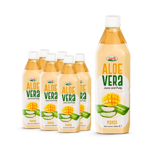 น้ำว่านหางจระเข้ผสมมะม่วง สับปะรด สตรอว์เบอร์รี ตรา Tropical Puree ขนาด 500 มล. บรรจุขวด น้ำว่านหางจระเข้คั้นสด ผลิตจากโรงงานในเวียดนาม - Product Image 1