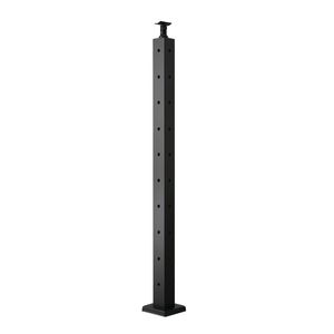 Montante per Ringhiera in Cavo d'Acciaio Inox 36x2x2 Pollici a Forma di L con Fori Pre-Forati per Componenti Scale - Product Image 5