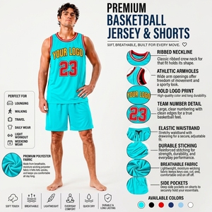 Multi Color Performance Basketball Jersey Lightweight Sports Top for Training Fitness and Team Activities - Product Image 6