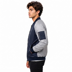 Latest Style Winter High Street Men's Bomber Jackets Top Selling Best Quality Long Sleeves <b>Waterproof</b> Windproof OEM Service - Product Image 6