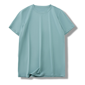 เสื้อยืดผู้หญิงผ้าฝ้ายเมอร์เซอไรซ์ระบายอากาศได้ดี สีขาว แขนสั้น ตกแต่งโลโก้ สวมใส่สบายๆ เหมาะสำหรับฤดูใบไม้ผลิและฤดูร้อน - Product Image 6