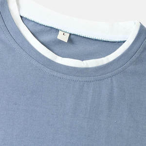Trendy <b>Men's</b> Neck Long Sleeve Regular Fit Sporty T-<b>Shirts</b> Polyester/Cotton Solid Pattern 180g Eco-Friendly Quick Dry Breathable - Product Image 6