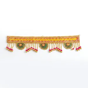 Traditional Pearl Bead Toran Bandhanwar Door Hanging Decorative Wall Decor for Festival Wedding and Home Entrance - Product Image 5