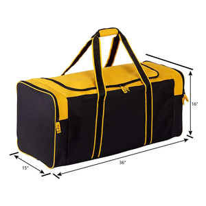 Heavy Duty Lightweight High Quality Polyester Sports Duffel <b>Bag</b> Reinforced Tactical Straps Water Resistant Exterior for Gym - Product Image 5