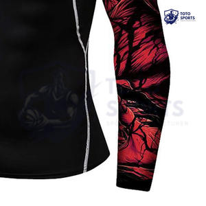 Haut de sport professionnel d'arts martiaux léger et respirant à manches longues pour hommes – Rashguard de performance tendance et de haute qualité - Product Image 4