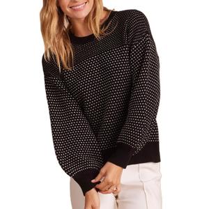 Suéter de Cachemira 100% Jacquard de Manga Larga para Mujer, Estilo Casual, Color Personalizado, Ropa de Invierno, Tejido Antiarrugas y Transpirable - Product Image 4
