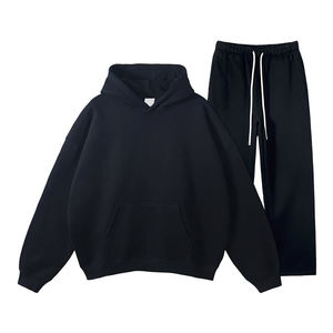 Conjunto de Sudadera con Capucha de Poliéster y Algodón Personalizado de Alta Calidad al por Mayor, Conjunto Deportivo Cómodo y Moderno con Logotipo Personalizado - Product Image 1