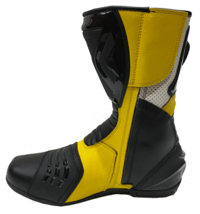 Bottes de moto en cuir véritable de haute qualité, best-seller, respirantes, légères, taille plus, pour la pratique du motocross - Product Image 5