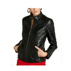 <b>Women</b> Genuine Leather <b>Jackets</b> Custom Design Breathable <b>Lightweight</b> Comfortable <b>Womens</b> <b>Jackets</b> Stylish Winter Leather <b>Jackets</b> OEM - Product Image 1