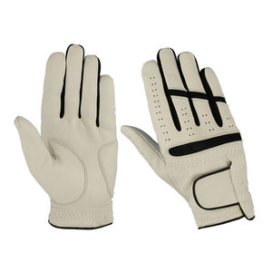 Guantes de golf de cuero genuino Cabretta, guantes de golf de primera calidad para hombre, agarre antideslizante, correa de muñeca ajustable, suave y transpirable - Product Image 2