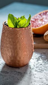 Gobelet en cuivre martelé, nouveau style moderne, vaisselle pour la maison et les restaurants - Product Image 4