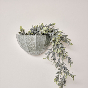 Jardinière murale en métal galvanisé style ferme, décorative à motif floral festonné, pour intérieur et extérieur, décoration murale de jardin et de maison, vente en gros - Product Image 6