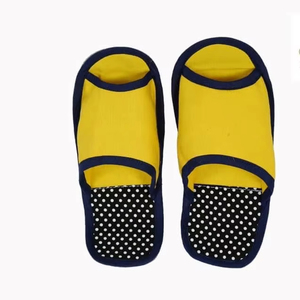 Nouvelles pantoufles d'extérieur respirantes à bout ouvert, couleur unie, pour spa, hôtel, voyage, unisexe, taille universelle, lavables, antidérapantes - Product Image 1