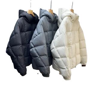 Manteau rembourré en coton à capuche de couleur unie à la mode hommes hiver épaissi chaud doudoune polyvalent conception Simple sensibilité - Product Image 6