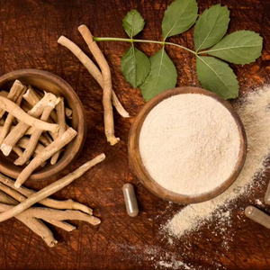 WARRLY Natural Ashwagandha Bark Powder Herbal <b>Extract</b> 5% Withanolides Food Grade Bulk OEM Supplier Mason Jar/Bottle Packaging - Product Image 1