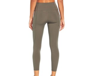 Nouvelle Arrivée Leggings de Sport pour Femme, Yoga et Entraînement, Décontractés, Couleur Unie, Respirants, Tricotés, pour Fitness et Course à Pied, avec Logo à la Taille - Product Image 2