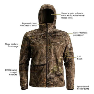 Chaqueta de caza para hombre de diseño personalizado, chaqueta de invierno resistente para exteriores con múltiples bolsillos - Product Image 6