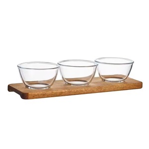 Bol à salade en verre transparent, résistant à la chaleur, compatible micro-ondes, pour la cuisine et la salle à manger - Product Image 1