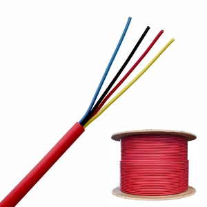 Cable de alarma contra incendios 4C X 22 AWG Conductor CCA Aislamiento de PVC resistente al fuego Certificado LSZH Jkt CPR - Product Image 1