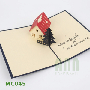 Tarjetas de Felicitación de Papel con Corte Láser 3D Personalizadas, 4 Colores UV, Invitaciones para Navidad, Cumpleaños, Bodas, Amor, Barnizado Mate - Product Image 4
