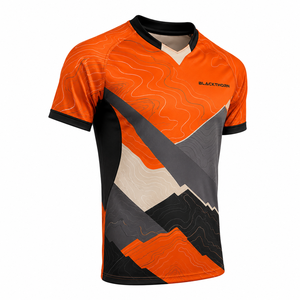 เสื้อรักบี้ฟุตบอลผู้ชายแบบสั่งทำพิเศษสำหรับผู้ใหญ่และเยาวชน พิมพ์ลายแบบซับลิเมชั่น ชุดทีมแบบกำหนดเอง ชื่อและหมายเลขผู้เล่น - Product Image 3