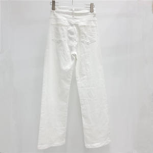 Skinny Fit High Waist Plus Size Women's Jeans New Arrivals Breathable Casual Love Heart Rhinestones Cargo Denim Loose High Waist - Product Image 4