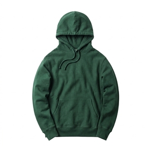 Unisex Heavyweight Cotton Fleece <b>Hoodie</b> Embroidered Box Logo Winter Pullover Sweatshirt Eco Friendly Black <b>Red</b> Pink Streetwear - Product Image 3