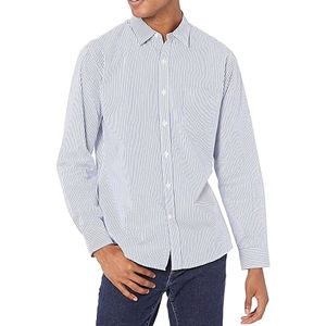 Camisa Formal Elegante de Manga Larga para Hombre, Algodón, Corte Entallado, Ropa de Negocios, Proveedor Mayorista - Product Image 1