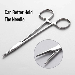 Stainless Steel <b>Needle</b> Holders Manual Delicate Suture Surgical Instruments Professional Medical Devices Medical <b>Needle</b> Holder - Product Image 4