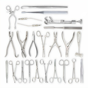 Juego Básico de 24 Instrumentos Quirúrgicos Ortopédicos de Acero Inoxidable, Kit de Cirugía Ósea, Proveedor Mayorista de Marca Privada OEM - Product Image 1