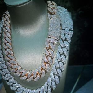 Collar de Tenis Personalizado de Plata de Ley 925 con Moissanita, Corte Brillante Redondo, Aspecto de Diamante VVS, Joyería Fina de Lujo - Product Image 3