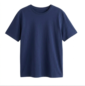 เสื้อยืดผู้ชายผ้าโพลีเอสเตอร์คอตตอนน้ำหนักเบาปรับแต่งได้ ทรงปกติ ดีไซน์เรียบง่าย สไตล์ลำลอง บริการ OEM - Product Image 1