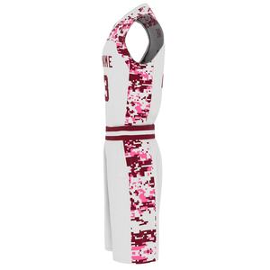 Tenue de basketball personnalisée pour hommes, dernier design, vêtements de sport en polyester, unisexe, grande taille, respirant, kit d'été - Product Image 3