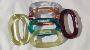 Cadena Decorativa de Resina Colorida Estilo Art Deco para Colgar en la Pared, con Logotipo Personalizable, Disponible en Tamaños Grandes y Pequeños - Product Image 6