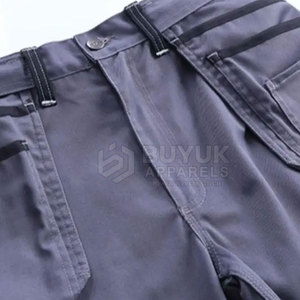 Pantalon cargo utilitaire, tactique, pour la construction, la mécanique, le bâtiment, durable, de protection pour l'extérieur, avec poches renforcées - Product Image 2