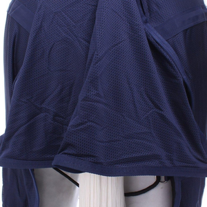 Bonnet d'oreille pour cheval respirant et personnalisé en laine peignée, écologique, imperméable, coupe-vent, léger, 100 % polyester à carreaux avec fermeture éclair pour l'équitation - Product Image 4