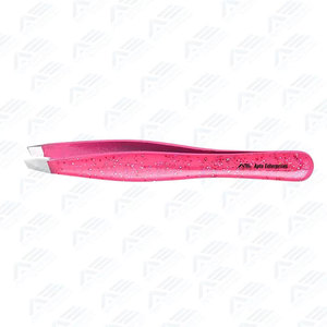Custom Various Color Grip Stainless Steel Eyebrow Tweezers <b>Beauty</b> <b>Equipments</b> Tools High Quality Stainless Steel Tweezers - Product Image 2