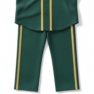 Custom Made Sublimation <b>Baseball</b> Uniform Jersey Solid Striped V Neck Lightweight Quick Dry Softball Teamwear Sets - Product Image 3