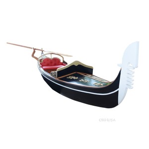 Gondole Vénitienne Romantique de 15 pieds en Bois – Bateau à Rames Haut de Gamme pour Activités Nautiques, Décoration de Festivals, Complexes Lacustres et Loisirs Fluviaux - Product Image 2