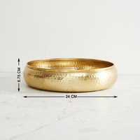 Bol à pot-pourri, plateau, vase de sol, décoration d'intérieur, article cadeau, moderne, Noël, mariage, plante, en aluminium martelé personnalisé
