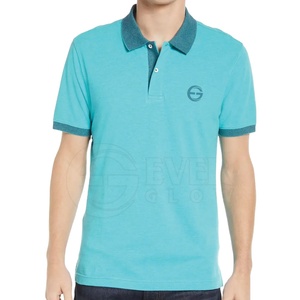 Nouveau OEM grande taille Service personnalisé 2024 dernière conception personnalisée marine foncé et rouge hommes Polo t-shirt dans tous les tissus - Product Image 1