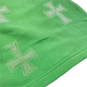 Pantalones Cortos Deportivos Casuales de Lona para Hombre, Estilo Hip Hop, Cintura Elástica, Color Sólido - Product Image 6