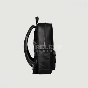 Sac à dos en cuir véritable avec logo personnalisé, faible MOQ, marque privée, double sangle, sac de voyage, vente en gros, sac à dos de luxe pour ordinateur portable - Product Image 2