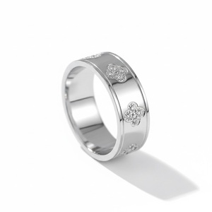 Round Brilliant Lab Grown 10K 14K 18K Solid Gold Eternity <b>Couple</b> <b>Ring</b> Wedding <b>Ring</b> Stainless Steel <b>Ring</b> DEF Color VS VVS Clarity - Product Image 3
