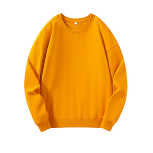 Sweat-shirt uni tendance pour homme, tissu de qualité supérieure, manches longues, production sur mesure en gros - Product Image 4