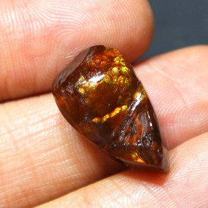 Cabochon en Agate de Feu Druzy, Pierre Naturelle, Gemme d'Agate de Feu Faite à la Main, Cristal Poli pour Pendentif et Bijoux - Product Image 1