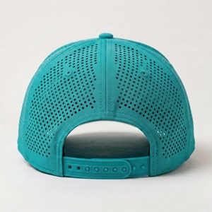 Breathable Mesh Baseball Cap Adjustable Snapback <b>Hat</b> Teal Athletic Crusher Cap for Sports Outdoor Wear - Product Image 3