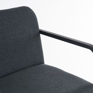 Set di 2 Sgabelli da Bar Moderni Alti, Comode Sedie da Pranzo con Seduta Imbottita e Braccioli in Metallo - Product Image 6