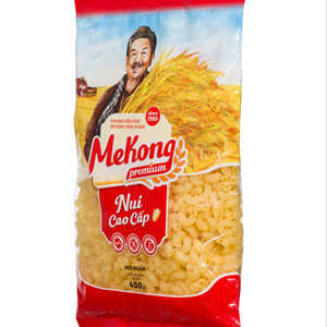 Premium Short Yellow Macaroni Pasta 400g High Quality <b>Wheat</b> Pasta Vietnam Factory Supplier OEM - Product Image 1