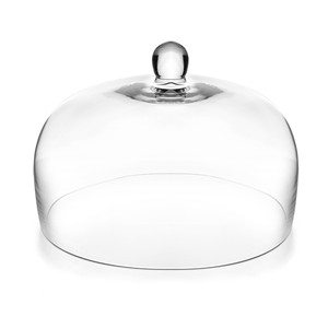 Coperchio in vetro a forma di campana con maniglia a pomello per la conservazione degli alimenti - Product Image 1